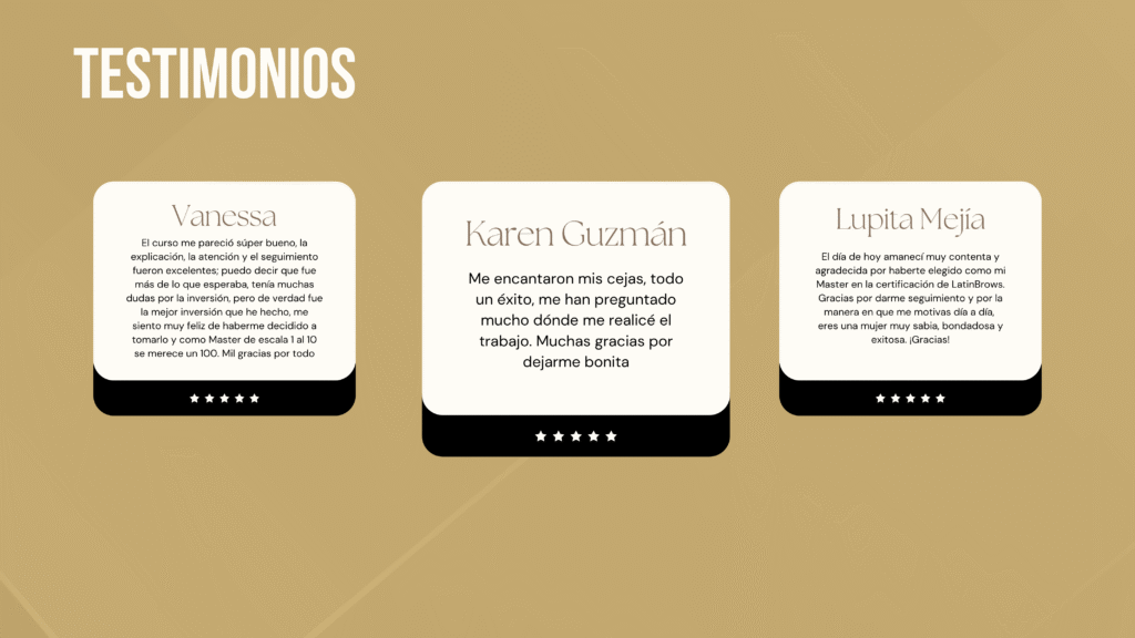 Testimonios